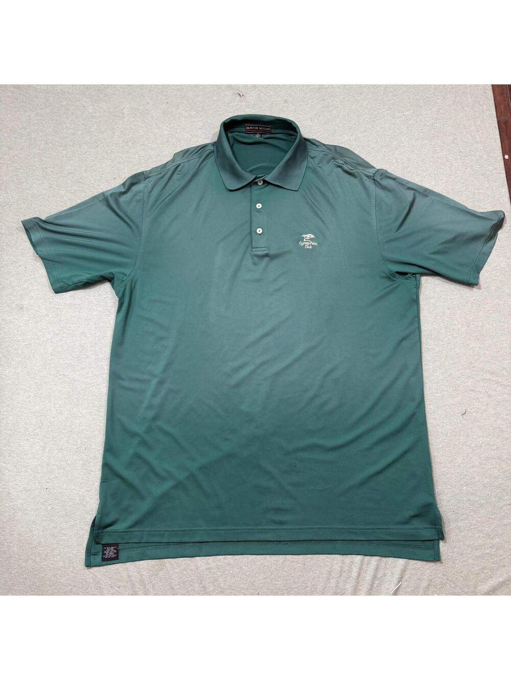 Cypress Point Club Polo Shirt Mens XL Green Peter Millar Summer Comfort Golf